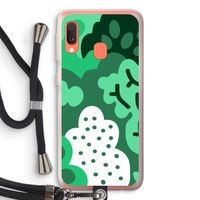 Bushes: Samsung Galaxy A20e Transparant Hoesje met koord