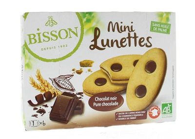 Gevulde chocoladekoekjes mini lunettes bio