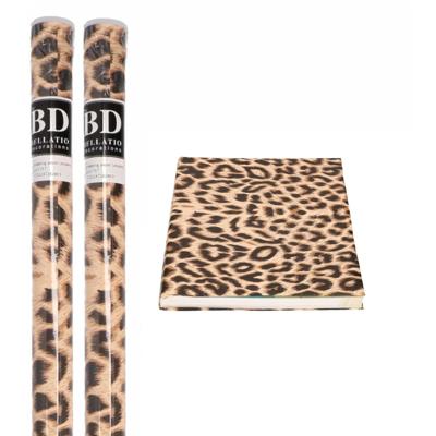 2x Kaftpapier panter/luipaard print 200 x 70 cm rol