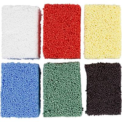 Creativ Company Soft foam clay standaard kleuren, 6x10gr.