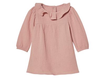 lupilu Mousseline baby jurk (Lichtroze, 50/56)