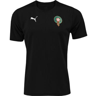 PUMA Marokko Trainingsshirt 2024-2026 Zwart Zilver