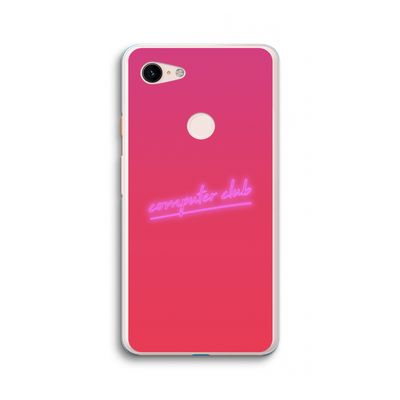 Vice Glow: Google Pixel 3 XL Transparant Hoesje