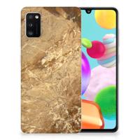 Samsung Galaxy A41 | TPU | Siliconen hoesje | Marmer Creme