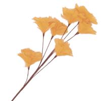 Daan Kromhout Kunsttak feather bloemen oranje 95 cm | 12 stuks