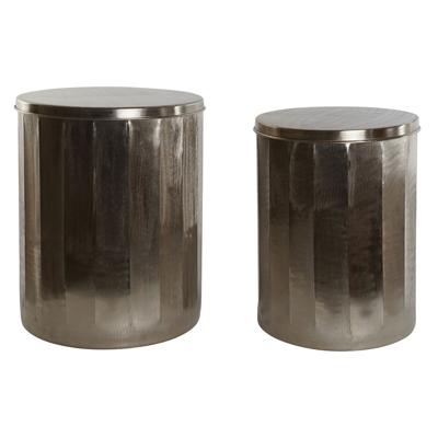 Set van 2 tafels Home ESPRIT Gouden Metaal 42 x 42 x 52 cm