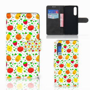 Huawei P30 Book Cover Fruits