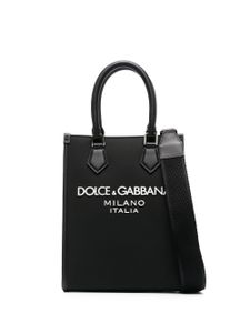 Dolce & Gabbana petit sac cabas à logo imprimé - Noir