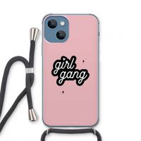 Girl Gang: iPhone 13 mini Transparant Hoesje met koord