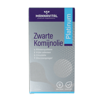 Zwarte komijnolie platinum 120 Softgels