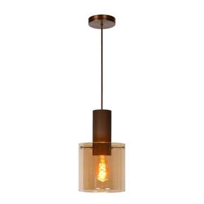 Lucide hanglamp Toledo - amber - Ø 20 cm