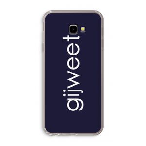Gijweet: Samsung Galaxy J4 Plus Transparant Hoesje