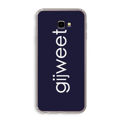 Gijweet: Samsung Galaxy J4 Plus Transparant Hoesje