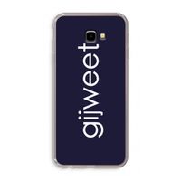 Gijweet: Samsung Galaxy J4 Plus Transparant Hoesje