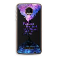 Stars quote: Motorola Moto Z Force Transparant Hoesje