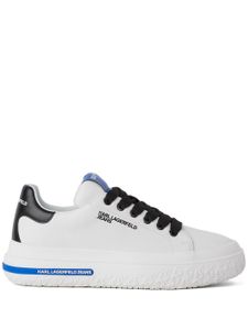 Karl Lagerfeld Jeans baskets en cuir - Blanc