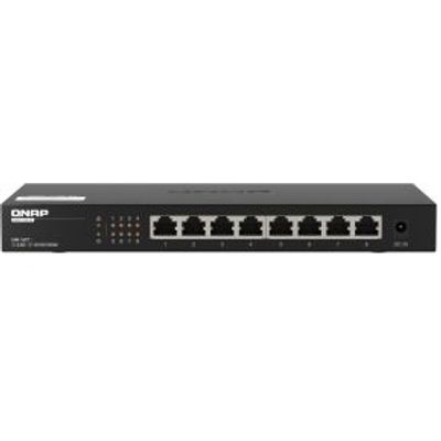 QNAP QSW-1108-8T netwerk-switch Unmanaged 2.5G Ethernet (100/1000/2500) Zwart