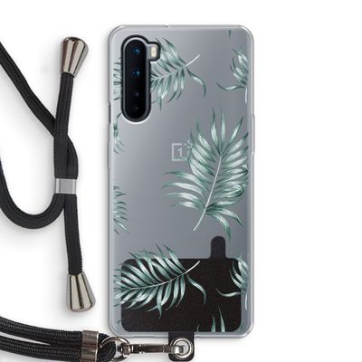 Simple leaves: OnePlus Nord Transparant Hoesje met koord