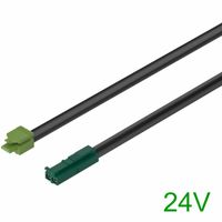 Aansluitkabel 200 cm 24V max 1,5A groen Loox5 voor LED spots systeem monochroom