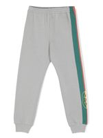 Gucci Kids pantalon de jogging à logo imprimé - Gris