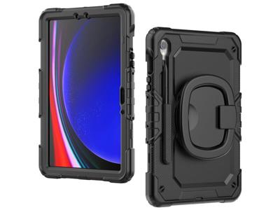Mobilize Mobilize Rotating Defender Case Stand Function for Samsung Galaxy Tab S9 11/S9 FE 10.9 Black