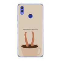 Aggressively drinks coffee: Honor Note 10 Transparant Hoesje