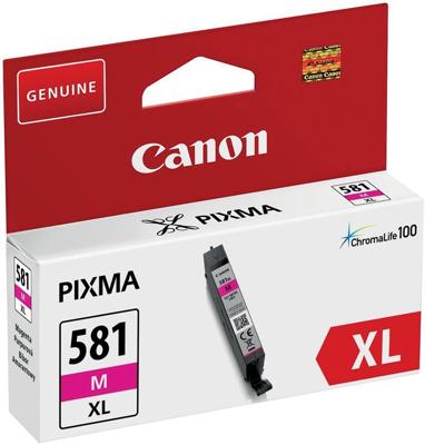 Canon inktcartridge CLI-581M XL, 225 foto&apos;s, OEM 2050C001, magenta