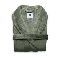 Zo Home Flanel Fleece Badjas Cara - olive green - XL Zo Home Flanel Fleece Badjas Cara - olive green - XL
