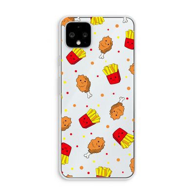 Chicken 'n Fries: Pixel 4 XL Transparant Hoesje