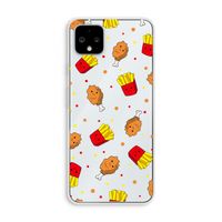 Chicken 'n Fries: Pixel 4 XL Transparant Hoesje