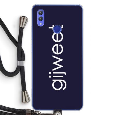Gijweet: Honor Note 10 Transparant Hoesje met koord