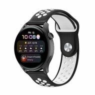 Sport Edition - Zwart + wit - Xiaomi Mi Watch / Xiaomi Watch 2 / Xiaomi Watch S1 / S2 / S3 / S4