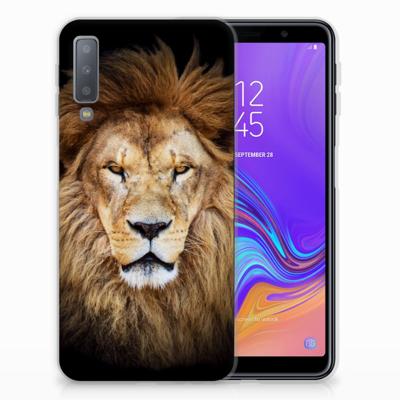 Samsung Galaxy A7 (2018) | TPU Hoesje | Leeuw