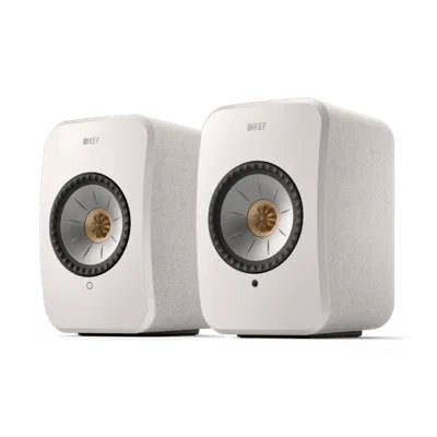KEF LSX II Wireless Stereo Speakers - Cotton White
