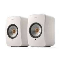 KEF LSX II Wireless Stereo Speakers - Cotton White