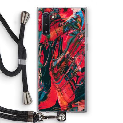 Endless Descent: Samsung Galaxy Note 10 Transparant Hoesje met koord