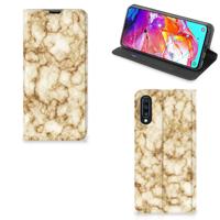 Samsung Galaxy A70 | Standcase | Marmer Goud