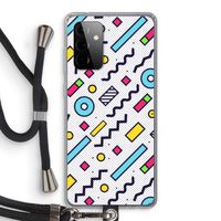 8-bit N°8: Samsung Galaxy A72 5G Transparant Hoesje met koord