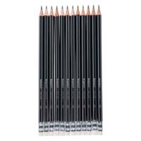 Bruynzeel teens hb grafietpotlood met gumtip set 12