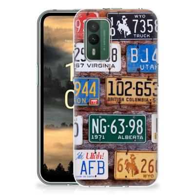 Nokia XR21 | Siliconen hoesje | met foto Kentekenplaten