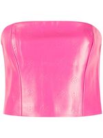 ROTATE BIRGER CHRISTENSEN haut-bustier Emili à logo embossé - Rose