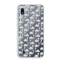 Zwanen: Samsung Galaxy A10 Transparant Hoesje