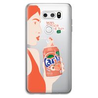Peach please!: LG V30 Transparant Hoesje
