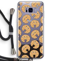 Croissant: Samsung Galaxy S8 Plus Transparant Hoesje met koord