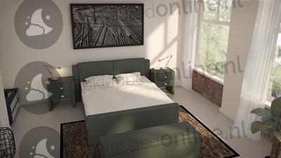 Elektrische boxspring 180 x 210 cm- stofkleur 7075