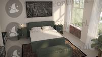 Standaard boxspring 200 x 210 cm- stofkleur 7075