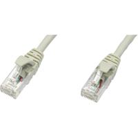 Telegärtner 100008185 RJ45 Netwerkkabel, patchkabel CAT 5e U/UTP 1.00 m Grijs Vlambestendig 1 stuk(s)