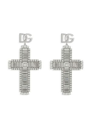 Dolce & Gabbana boucles d'oreilles à ornement strassés KIM DOLCE&GABBANA - Argent Dolce & Gabbana boucles d'oreilles à ornement strassés KIM DOLCE&GABBANA - Argent