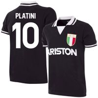Juventus Retro Shirt Uit 1986-1987 + Platini 10