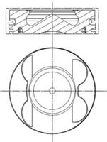 Mahle Original Zuiger 001 PI 00107 002 - thumbnail